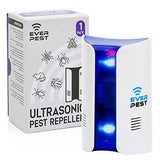 Ultrasonic Pest Repeller Plug in Electronic Insect Control Defender 1 Pack Spider Flea Mosquito Mouse Moth Roach Squirrel Scorpion Rat Misquote