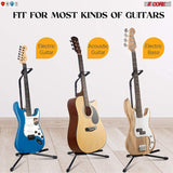 5 Core Guitar Stand Premium Metal Heavy Duty for Acoustic Classic Electric Guitar Detachable Musical Instrument Stand Single Holds 1 Guitar - GSH HD