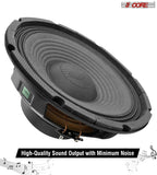 5 Core 10 Inch Subwoofer 85W RMS Full Range Pro Audio Speaker 4 Ohm Car Subwoofers,