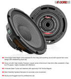 5 Core 10 Inch Subwoofer 85W RMS Full Range Pro Audio Speaker 4 Ohm Car Subwoofers,