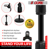 5 Core Phone Holder Stand for Desk Cellphone Stands for Mobile Round Base Boom Video Call Conference Portable ZM 18