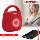 4" Portable Bluetooth Speaker Outdoor Wireless Mini 40W with Loud Stereo,