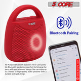 4" Portable Bluetooth Speaker Outdoor Wireless Mini 40W with Loud Stereo,