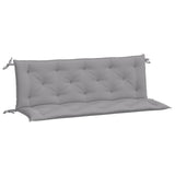 Garden Bench Cushions 2pcs Gray 59.1"x19.7"x2.8" Oxford Fabric
