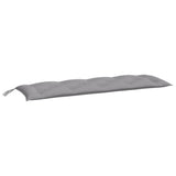 Garden Bench Cushions 2pcs Gray 59.1"x19.7"x2.8" Oxford Fabric