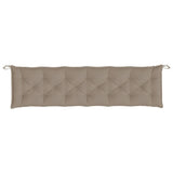 Garden Bench Cushions 2pcs Taupe 78.7"x19.7"x2.8" Oxford Fabric
