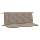 Garden Bench Cushions 2pcs Taupe 47.2"x19.7"x2.8" Oxford Fabric