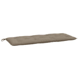 Garden Bench Cushions 2pcs Taupe 47.2"x19.7"x2.8" Oxford Fabric