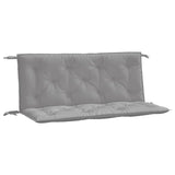 Garden Bench Cushions 2pcs Gray 47.2"x19.7"x2.8" Oxford Fabric