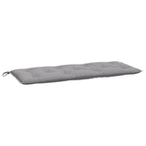 Garden Bench Cushions 2pcs Gray 47.2"x19.7"x2.8" Oxford Fabric