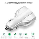 3 Port Fast Charge 3.0 Car Charger