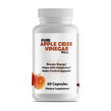 Pure Apple Cider Vinegar Pills Dietary Supplement 60 Capsules