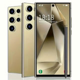 8GB+256GB I24 Ultra Android 13 Smartphone - 6.8"HD Display, 6000mAh Battery, Built-	 in Stylus Pen, Unlocked Cell Phone For Global Use(Gold)