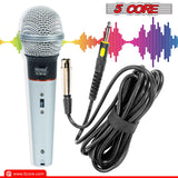 5 CORE Microphone Dynamic Vocal Handheld Mic Cardioid Unidirectional Microfono w On Off Switch + XLR Audio Cable for Singing Karaoke Public Speaking & Parties - PM 305