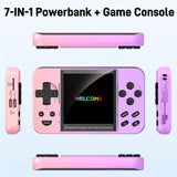 7-in-1 Multifunctional Game Console Power Bank, 20W Wireless Magnetic Charging, 6000+ Built-in Classic Games, MP3, MP4, Digital Photo Frame, E-book, Movie Player Best Holiday Gift.(gradient)