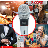 5 CORE Microphone Dynamic Vocal Handheld Mic Cardioid Unidirectional Microfono w On Off Switch + XLR Audio Cable for Singing Karaoke Public Speaking & Parties - PM 305