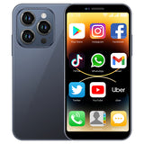 New Arrival 3+64GB i16 Mini Smartphone, 3.5HD Screen, 2600mAh Battery, Dual SIM, Facial Recognition, Pocket Phone, Gift For Kids phone