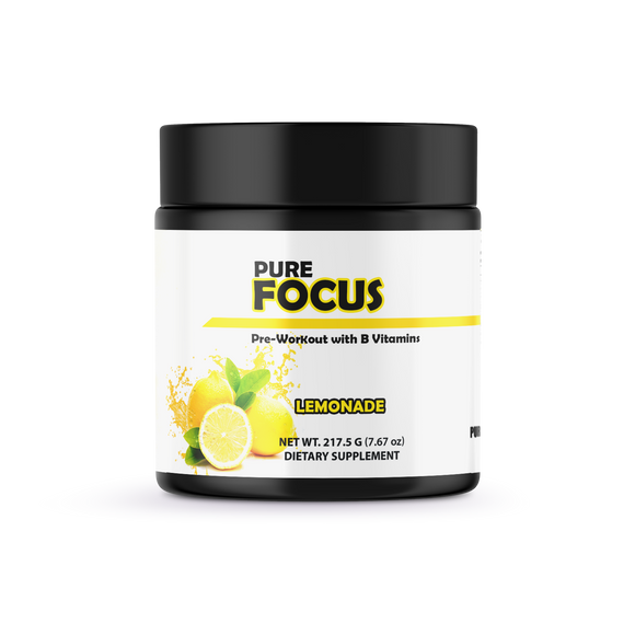 Pure Focus Pre Workout with B Vitamins Lemonade 7.67 oz