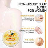 BODY GLAZE-Moisturizer for Women Anti Aging, Whipped Body Cream Butter for Girl, Leaves Skin Soft Without Being Greasy,Multiple Scents to Choose(Strawberry)(No Delivery in Weekend)