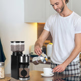 Conical Burr Coffee Grinder Electric Coffee Bean Grinder with 25 Grind Settings 12 Cups Selection for Drip/Percolator/French Press/Espresso/Cold Brew/Pour Over