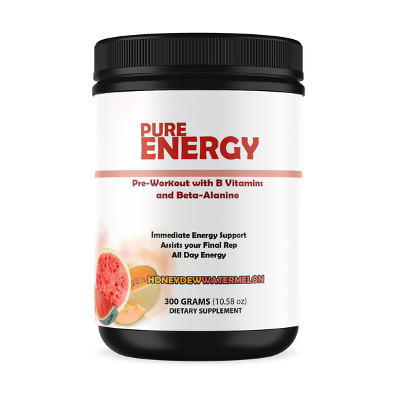 Pure Energy Pre Workout with B vitamins and Beta-Alanine 300 G (10.58 OZ)