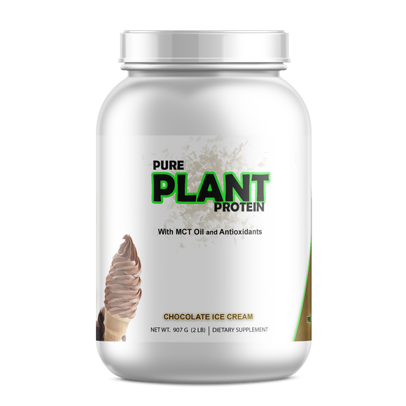 Pure Plant Protein Chocolate Ice cream Flavor 907 G (2LB)