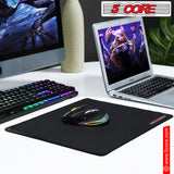 5 Core Gaming Mouse Pad |2-Pack| Standard Size with Durable Stitched Edges and Non-Slip Rubber Base Large Laptop PC Computer Notebook, High-Performance and Optimized Anti Slip MP 3X3 2PCS