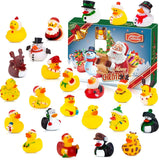 Advent Calendar 2024 - Rubber Ducks for Boys, Girls, Kids, and Toddlers - Rubber Ducky Bath Toy - Creative Christmas Gifts - Perfect for Decoration, Party Favors, Birthday