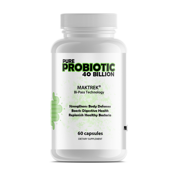 Pure Probiotics Dietary Supplement 60 Capsules