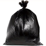 Plastics 35-40 Gallon Trash Bags (1.6 MIL - 80PCS) 35" x 39" - Large Heavy Duty Can Liners - Plastic Black Garbage Bags for Lawn, Leaf, Contractor, Yard (10 pieces per roll, a total of 8 rolls)