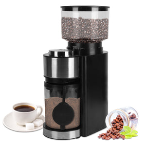 Conical Burr Coffee Grinder Electric Coffee Bean Grinder with 25 Grind Settings 12 Cups Selection for Drip/Percolator/French Press/Espresso/Cold Brew/Pour Over