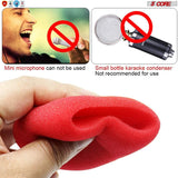 5 Core Microphone Covers Foam Pair Mic Windscreen for Most Standard Handheld Microphone