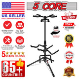 5 Core Metal Guitar Stand for Acoustic Classic Electric Guitar Detachable Musical Instrument Stand (3 Guitar Holders) - GSH 3N1