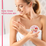 BODY GLAZE-Moisturizer for Women Anti Aging, Whipped Body Cream Butter for Girl, Leaves Skin Soft Without Being Greasy,Multiple Scents to Choose(Strawberry)(No Delivery in Weekend)