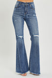 RISEN High Waist Distressed Fare Jeans