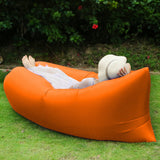 Inflatable Lounger Air Sofa Lazy Bed Sofa Portable Organizing Bag Water Resistant for Backyard Lakeside Beach Traveling Camping Picnics