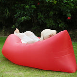 Inflatable Lounger Air Sofa Lazy Bed Sofa Portable Organizing Bag Water Resistant for Backyard Lakeside Beach Traveling Camping Picnics