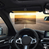 2 IN 1 Anti Glare Auto Sun Visor Day Night Driving HD Clip Sun Shield Blocker Anti Dazzle UV Filtering Shading Mirror