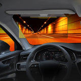 2 IN 1 Anti Glare Auto Sun Visor Day Night Driving HD Clip Sun Shield Blocker Anti Dazzle UV Filtering Shading Mirror