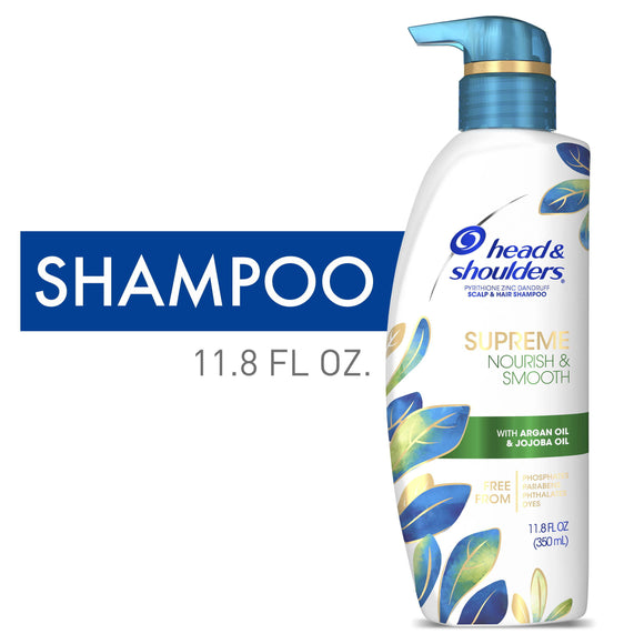 Head & Shoulders Supreme Sulfate Free Nourish & Smooth Shampoo;  11.8oz