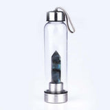 Pure Essence Natural Stone Infused Water In Glass Bottle