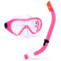 Junior Semi-Dry Diving & Snorkel Set, Pink