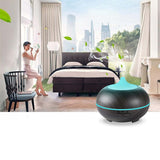 Mysterious Essential Oil Humidifier Natural Oak Design With Easy Remote