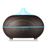 Mysterious Essential Oil Humidifier Natural Oak Design With Easy Remote