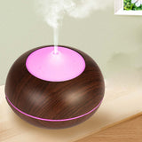 Mysterious Essential Oil Humidifier Natural Oak Design With Easy Remote