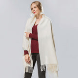 Lavisha Cashmere Blend Wool Scarf For Warmth And Elegance