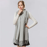 Lavisha Cashmere Blend Wool Scarf For Warmth And Elegance