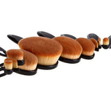 Beauty Experts Set of 10 Oval Beauty Brushes