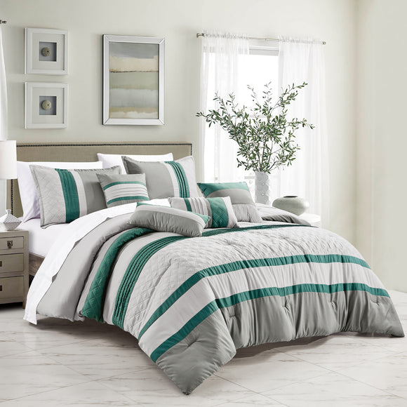 HUDEL 7PC COMFORTER SET